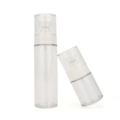 品質  Customized Empty Plastic Spray Bottles 100ml 50ml 120ml White Color 工場