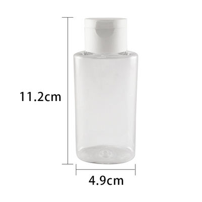 化粧品のプラスチックが空手のSanitizerのゲルをびん詰めにする明確なフリップ帽子は60ml 100mlをびん詰めにする