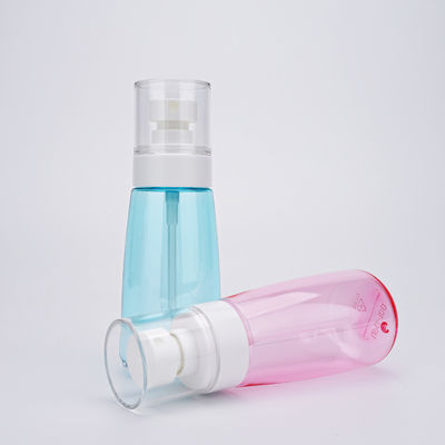 PETG 80ml 100つのMlの明確なカバーが付いている良い霧のスプレーのびん