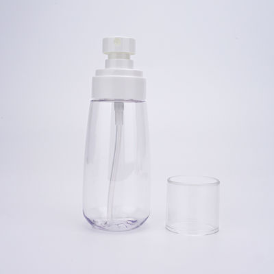 PETG 80ml 100つのMlの明確なカバーが付いている良い霧のスプレーのびん
