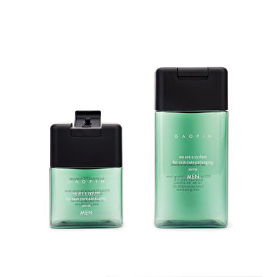 200ml 250mlフリップ上のシャンプーのびん、手のSanitizerのためのPETGの正方形のプラスチックびん