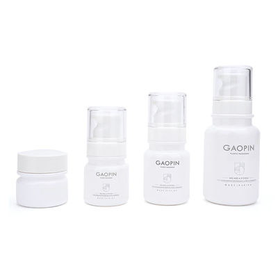 白いPETGの本質の化粧品のプラスチックびん15ML 40ML 60ML 100MLのローションのびん