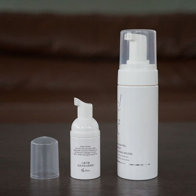 150ml 25mlのプラスチック泡ポンプびん白いシリンダー ペットびん