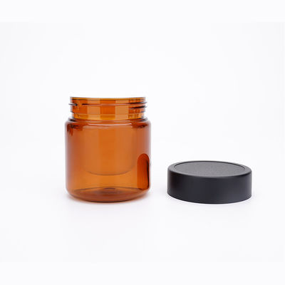ねじ帽子によって包んでいるSkincareの空のびん30g 50gブラウンSkincareをかわいがりなさい