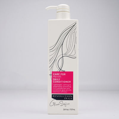 200ml 500ml 757mlボディ洗浄ポンプびんのHDPEの正方形のシャンプーのびん